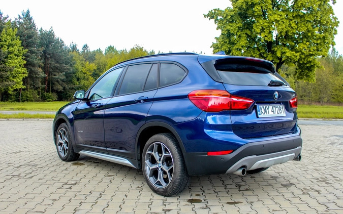 BMW X1 cena 121900 przebieg: 89500, rok produkcji 2018 z Myślenice małe 529